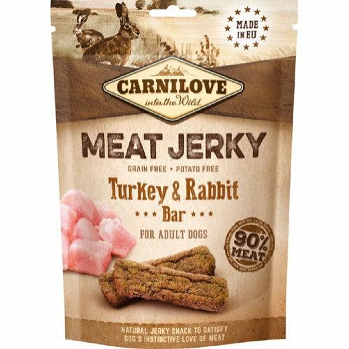 Carnilove Jerky Turkey & Rabbit Bar 100 g