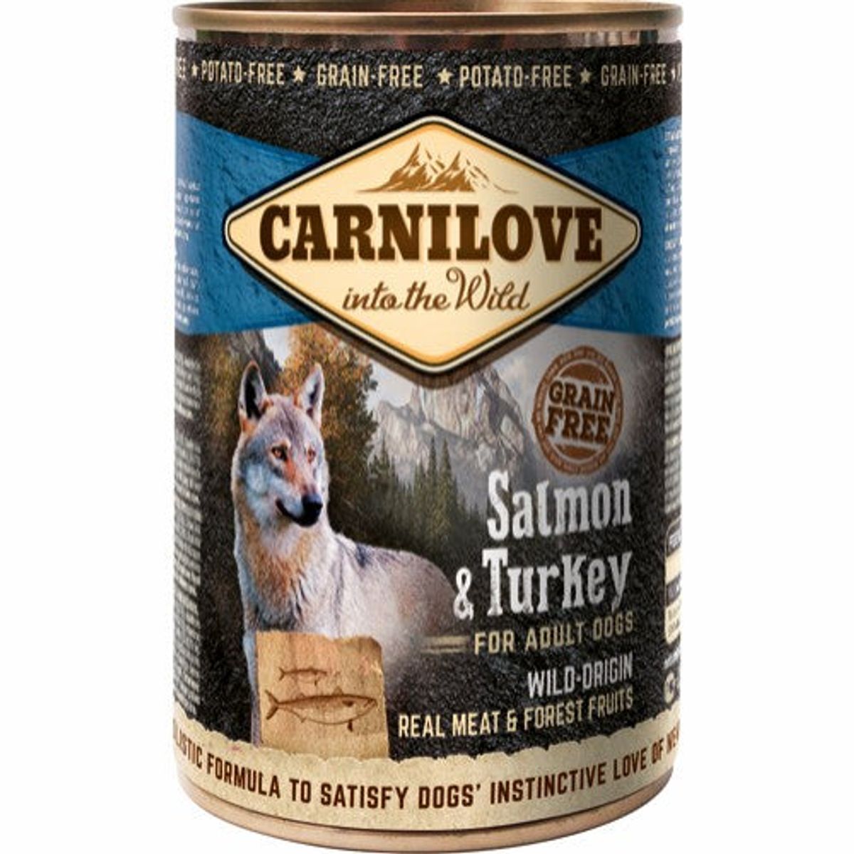 Carnilove laks/kalkun 400g vådfoder til hund