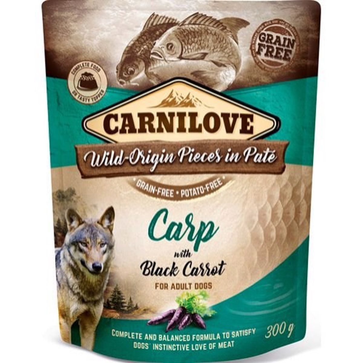 Carnilove Pouch Pate med Karpe, 300g