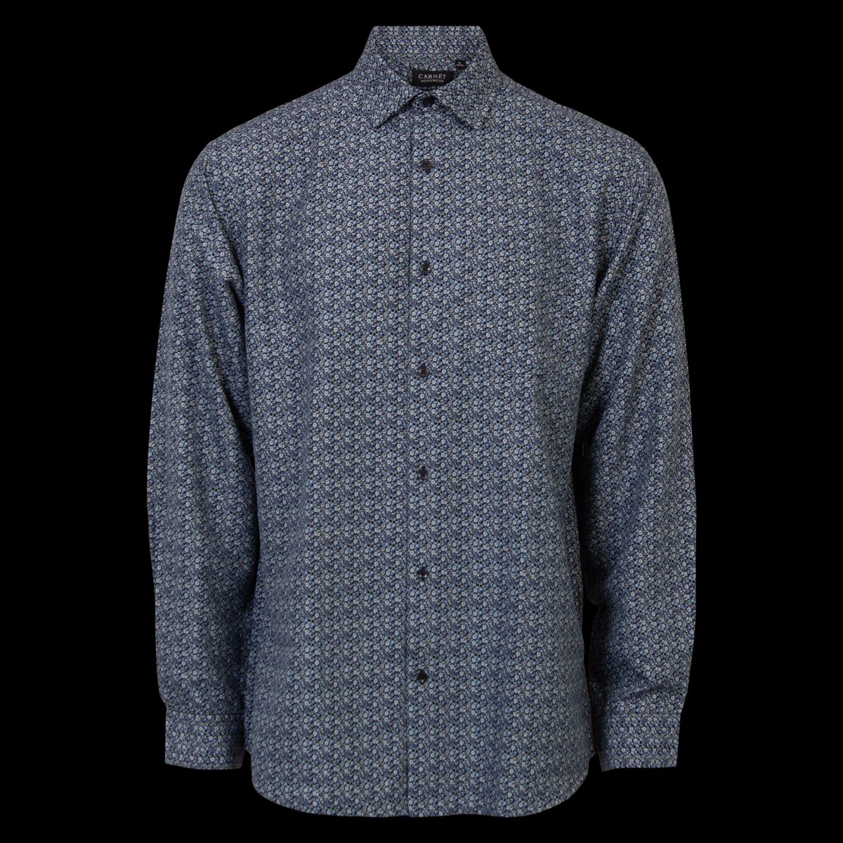 Carnét Bernhard Herre Skjorte - Blue - 4XL