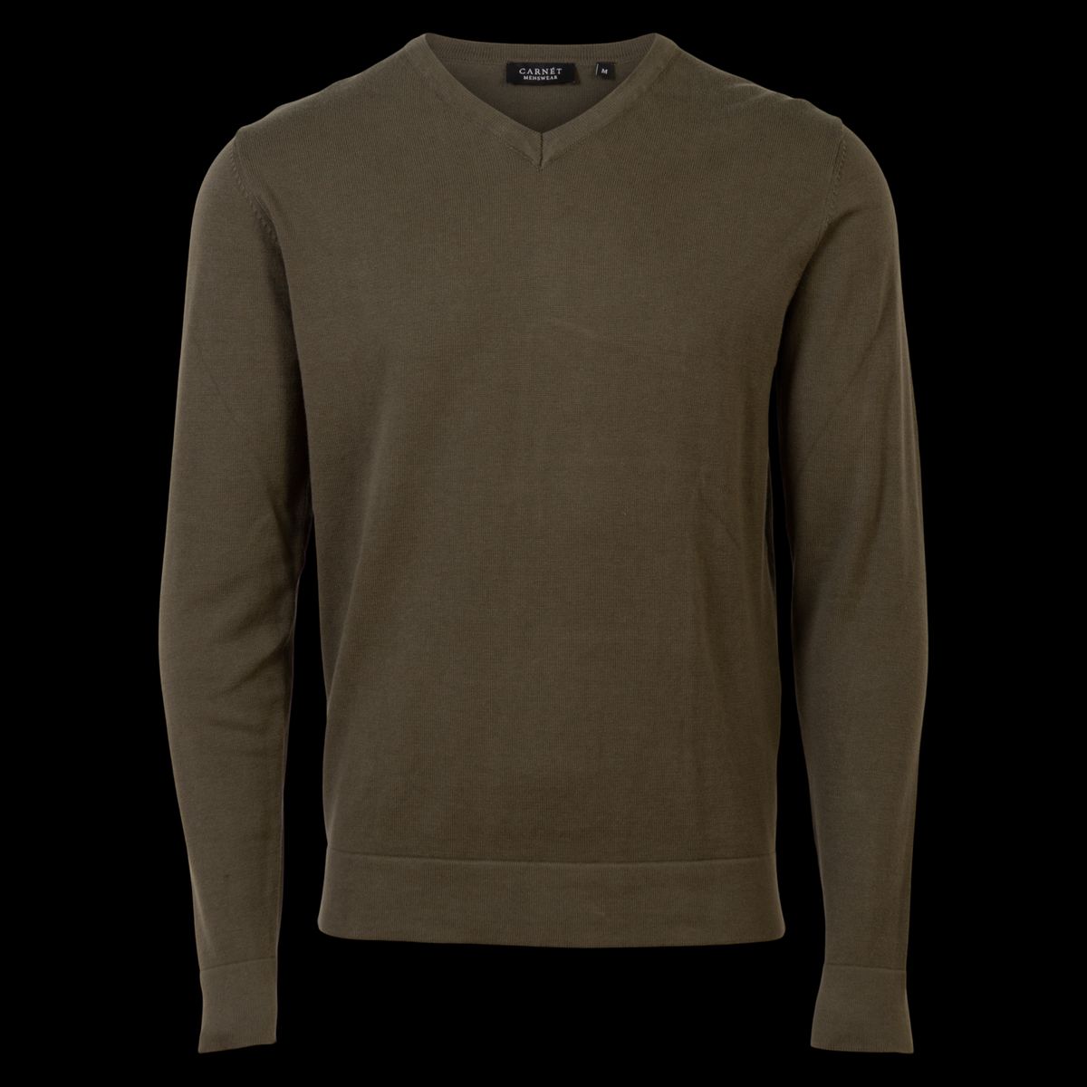 Carnét Bob Herre Striktrøje - Olive Night - 2XL