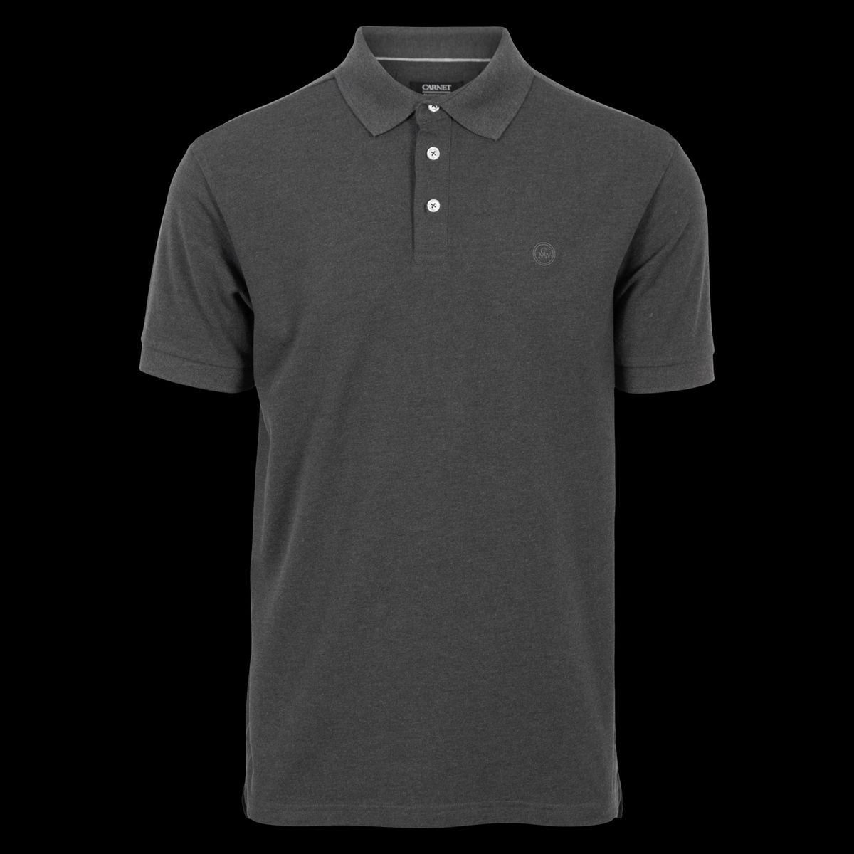 Carnét Mathieu Herre Polo - Dark Grey Melange - 2XL