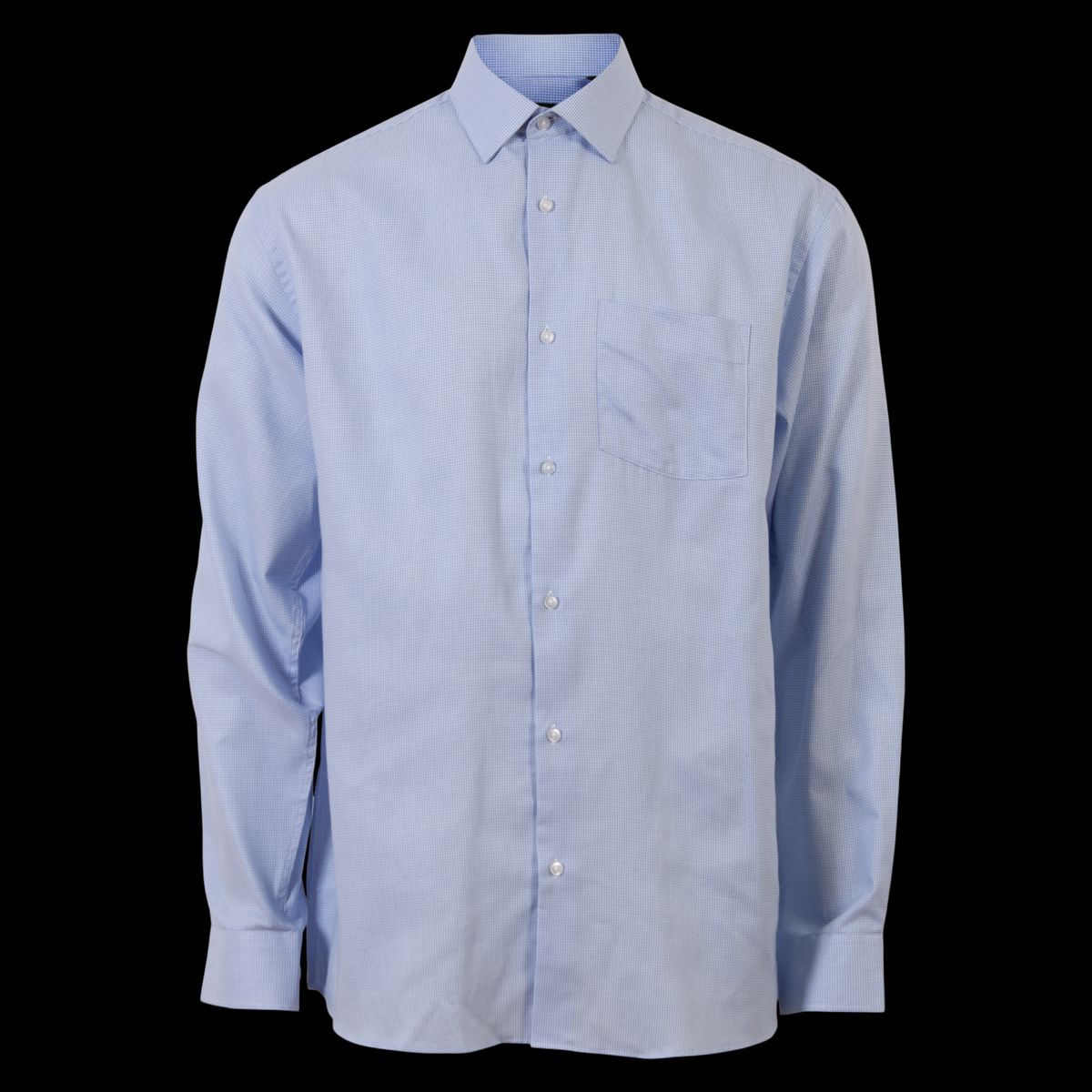 Carnét Oak Herre Skjorte - Light Blue Check - 2XL