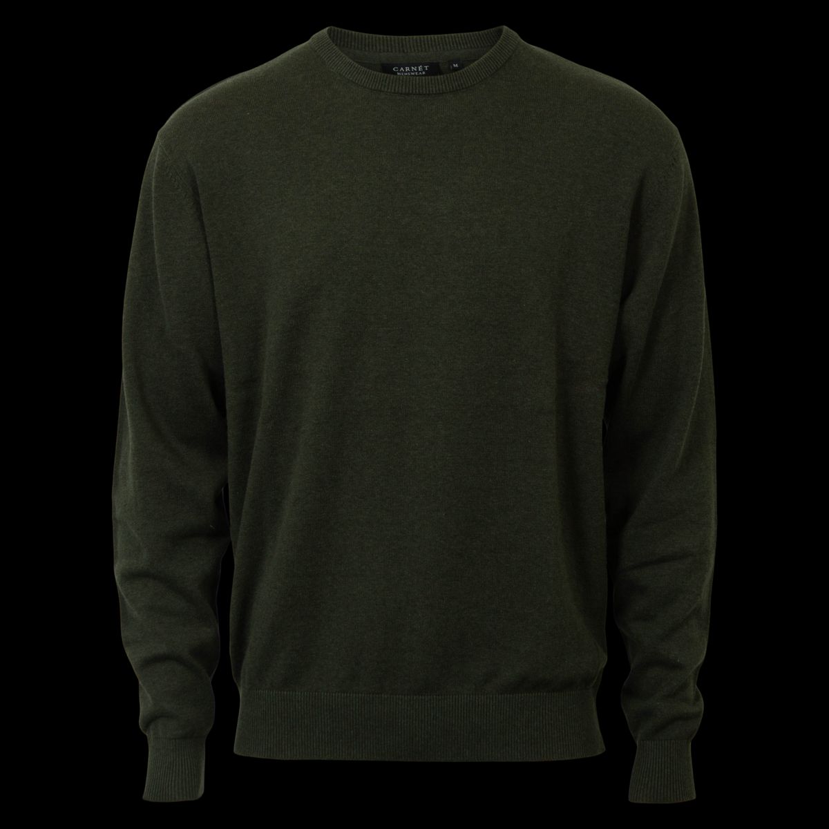 Carnét Stone Herre Striktrøje - Forest Green Mix - 3XL