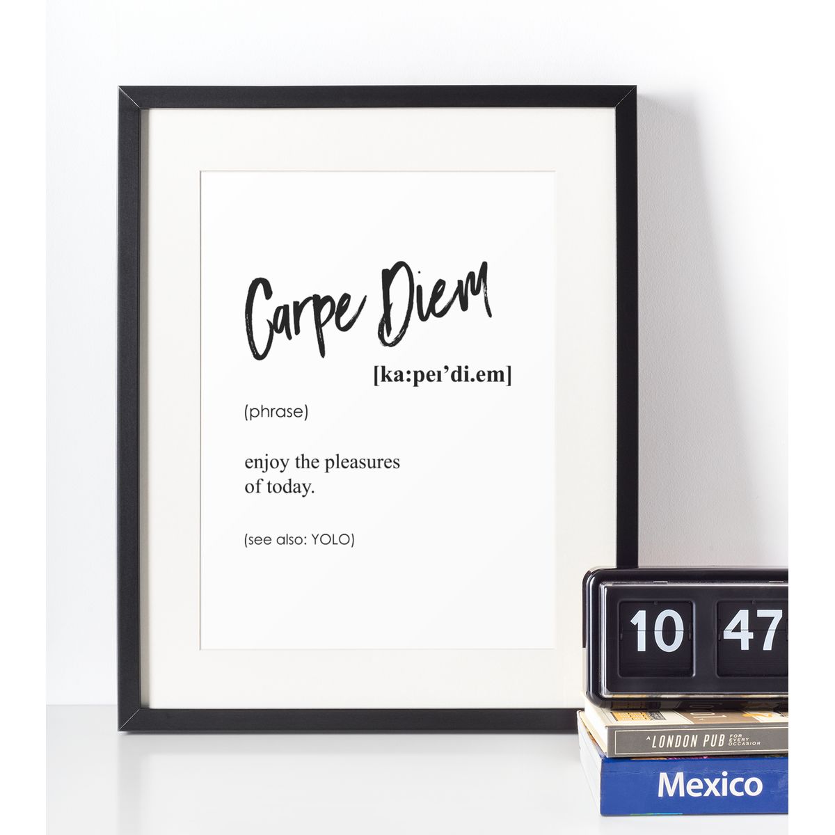 Carpe diem definition plakat