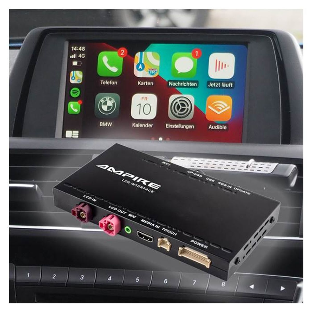 CarPlay Adapter BMW 1, 3, 5, 6, X5, X6 m.fl