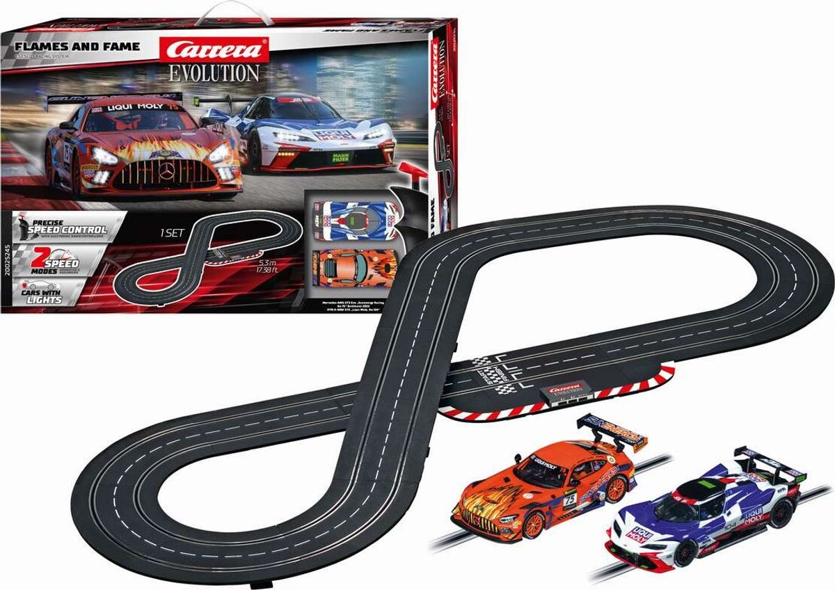 Carrera - Racerbane Sæt - Flames And Fame - Evolution - 1:32 - 25245