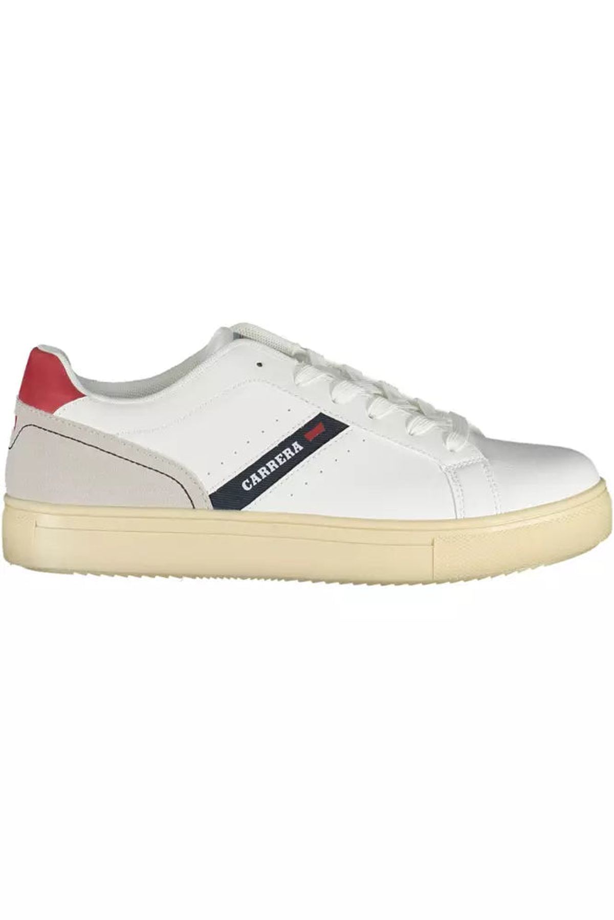 Carrera White Polyethylene Herre Sneakers