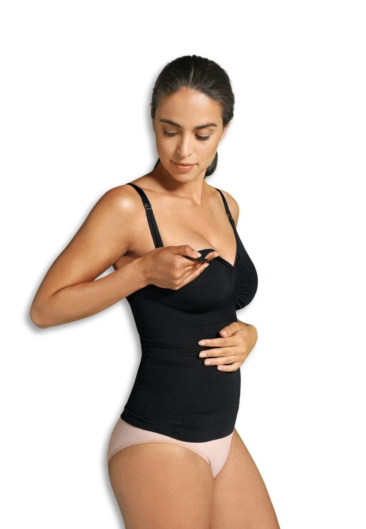 Carriwell ammetop med shapewear, sort - Carriwell - Lingerie - Buump