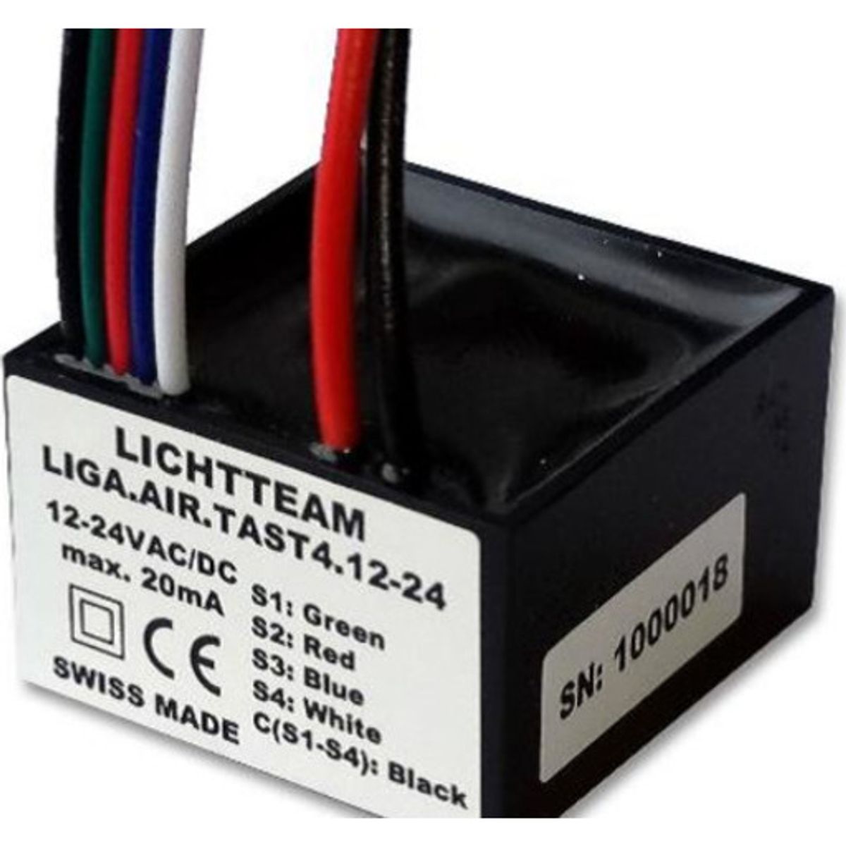 Casambi LIGA.AIR:TAST4.12.24 4-Tast input modul 12-24V