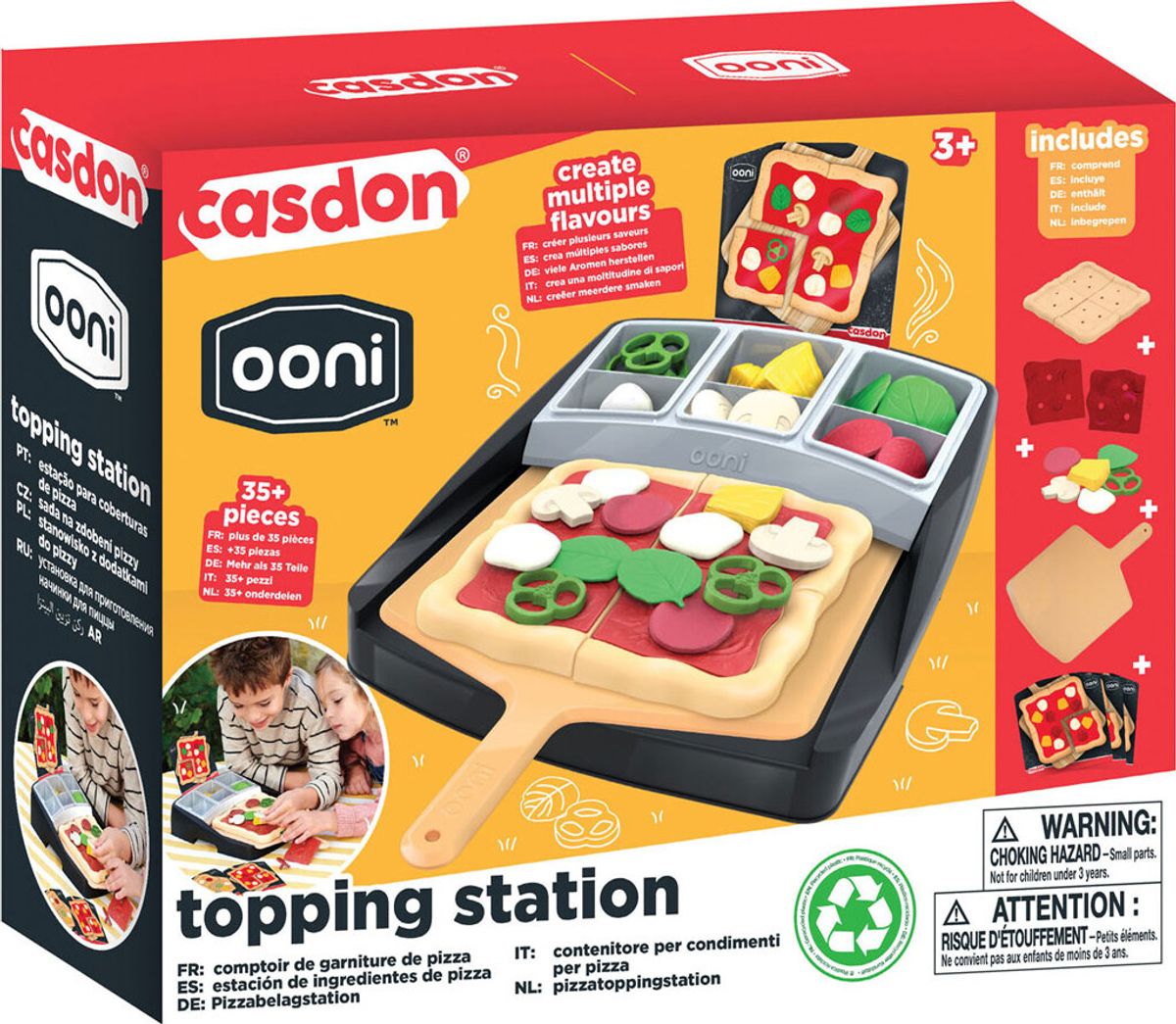 Casdon Ooni Pizza Legetøj Sæt - Topping Station