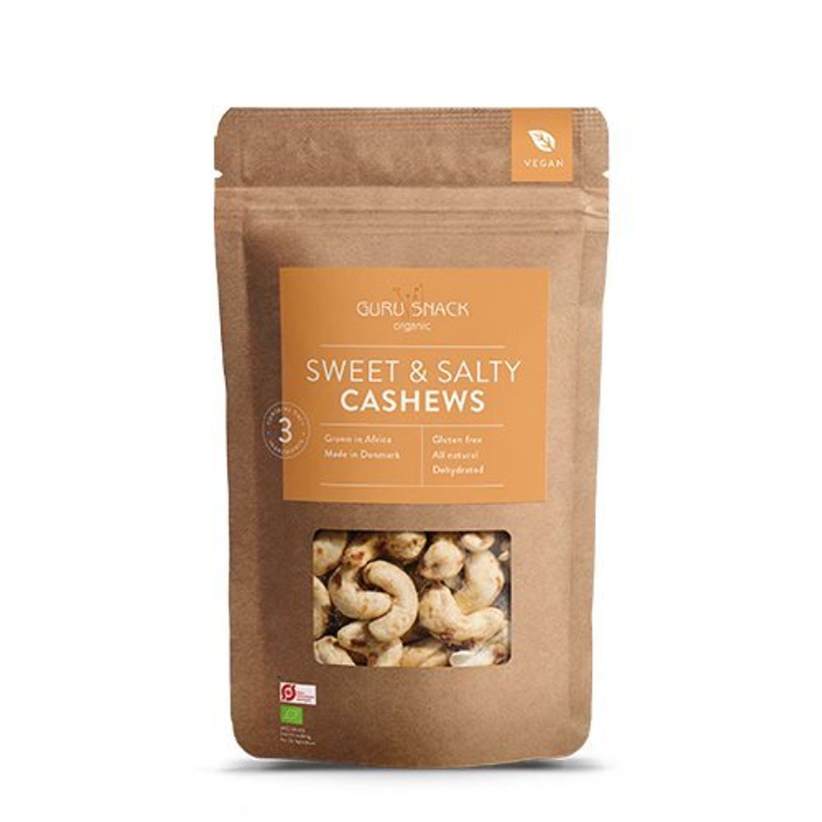 Cashew Sweet & Salty Økologisk - 100 gram