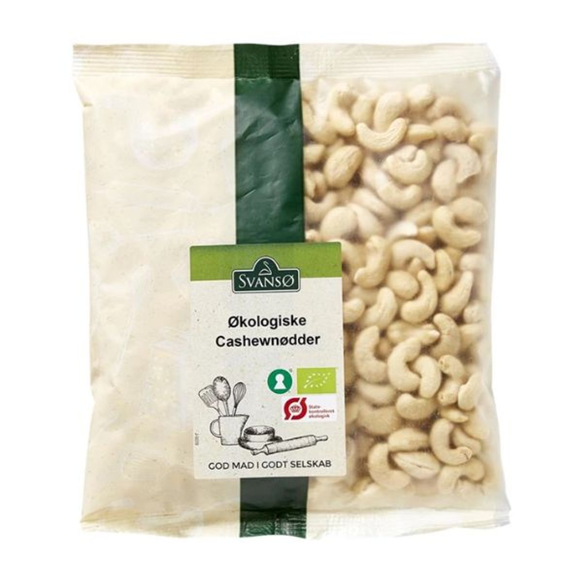 Cashewnødder Øko Svansø 500g