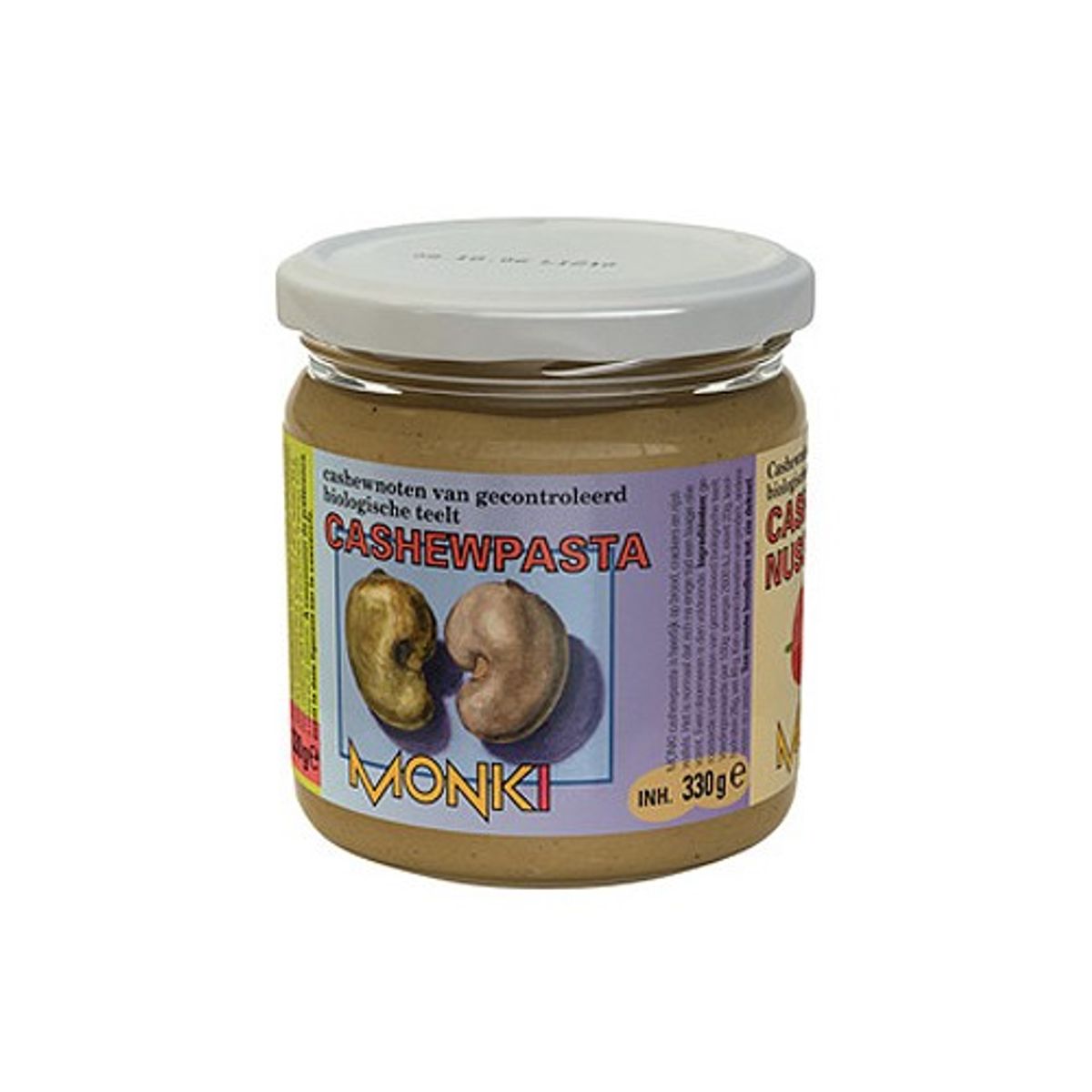 Cashewnøddesmør Økologisk - 330 gr - Monki