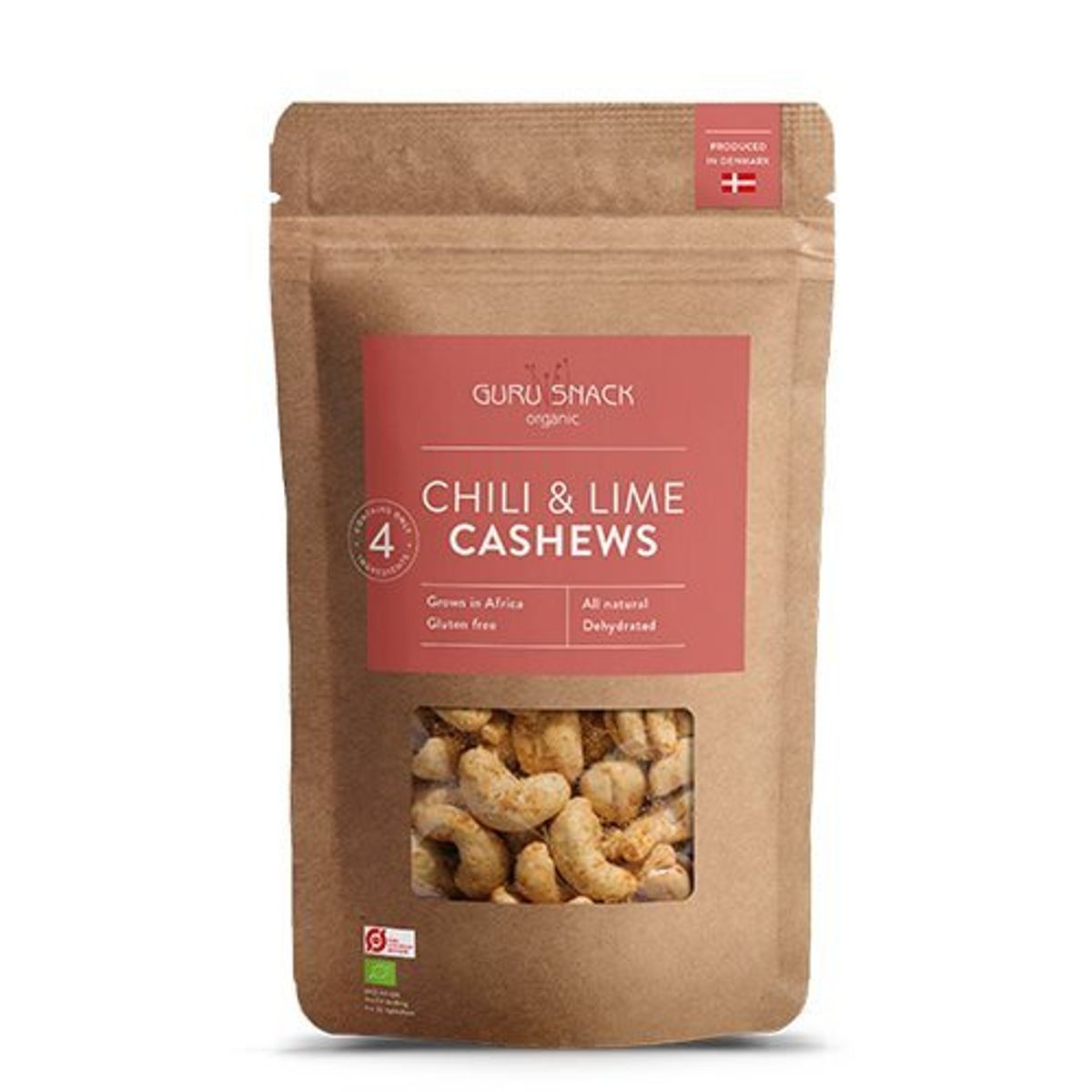 Cashews Chili & Lime Økologisk - 100 gram