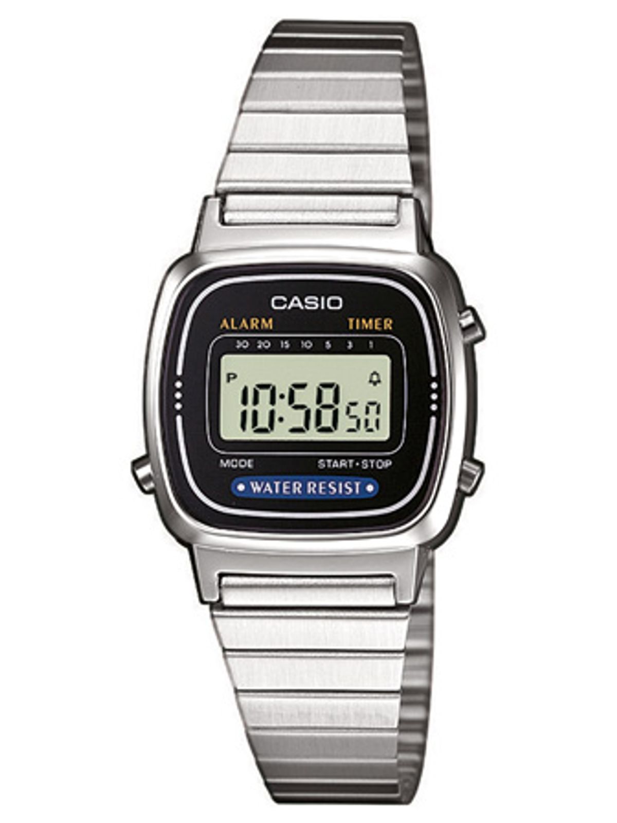 CASIO CLASSIC/RETRO - BASIC (3191) lille digitalur med lænke