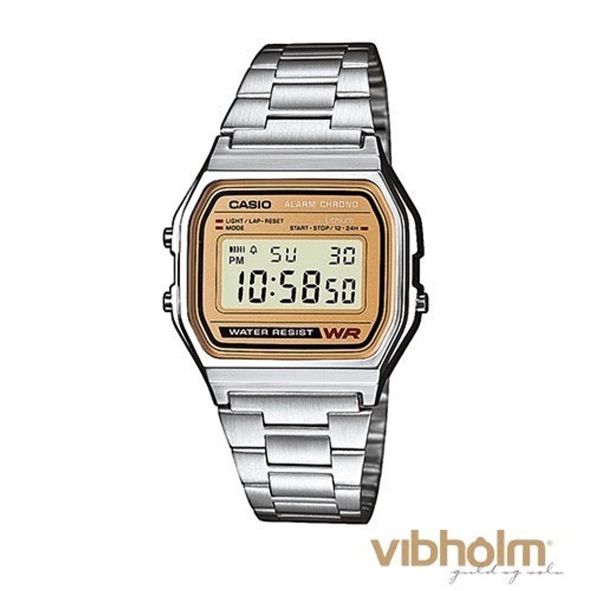 Casio - Classic/Retro Ur stål A158WEA-9EF