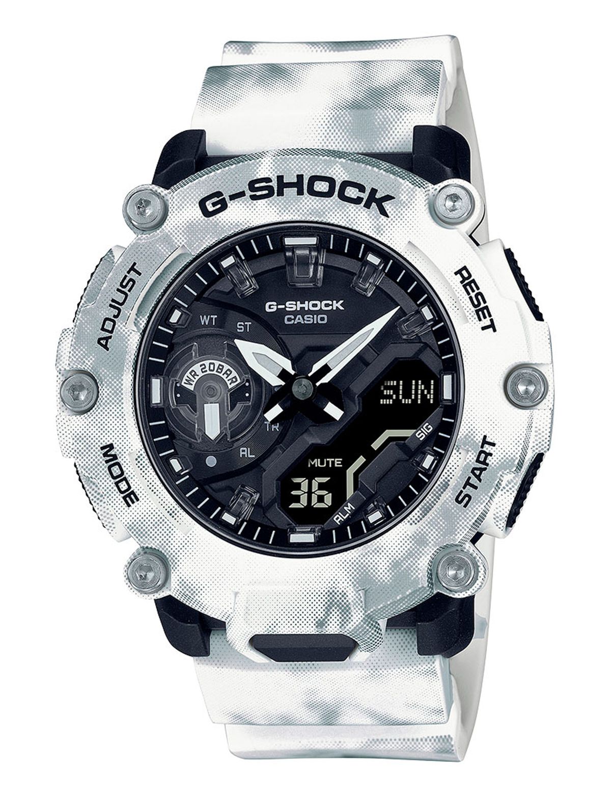 Casio G-Shock (5674) Basic/Limited digialur i hvid