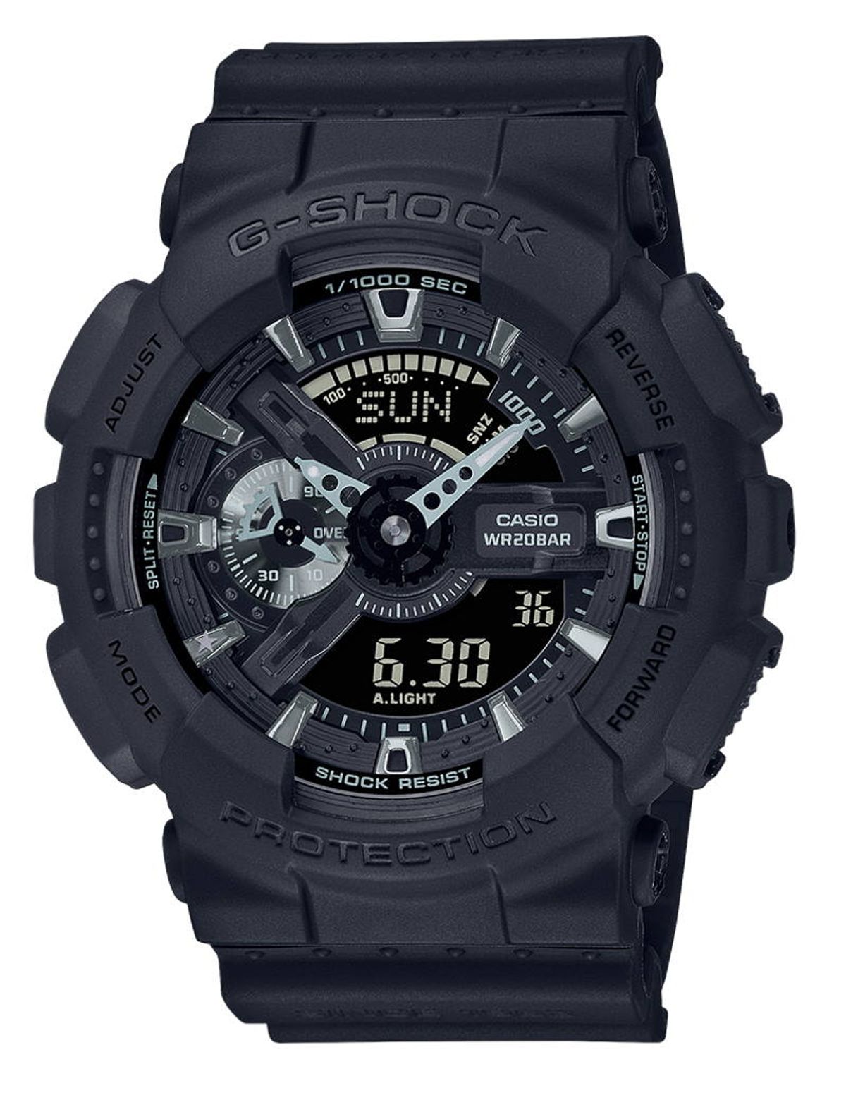 Casio G-Shock herreur i sort fiber