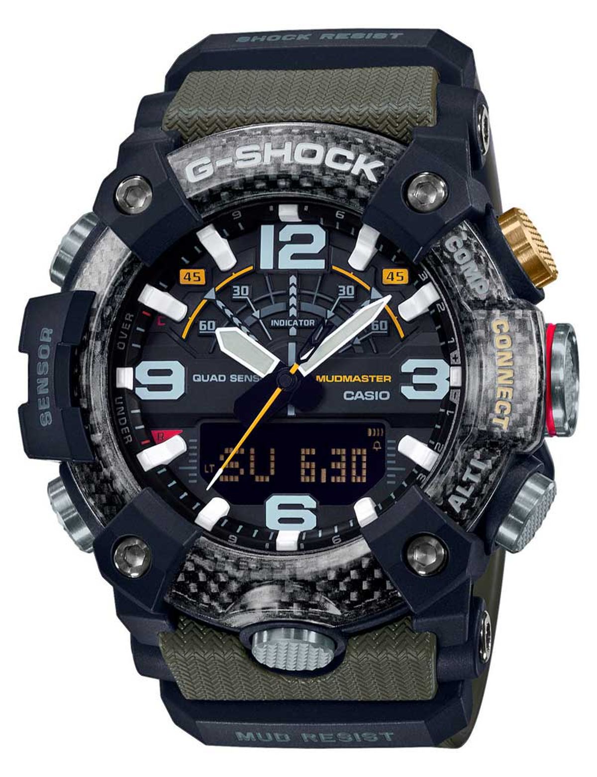 CASIO G-SHOCK MUDMASTER (5594) herreur med gummirem