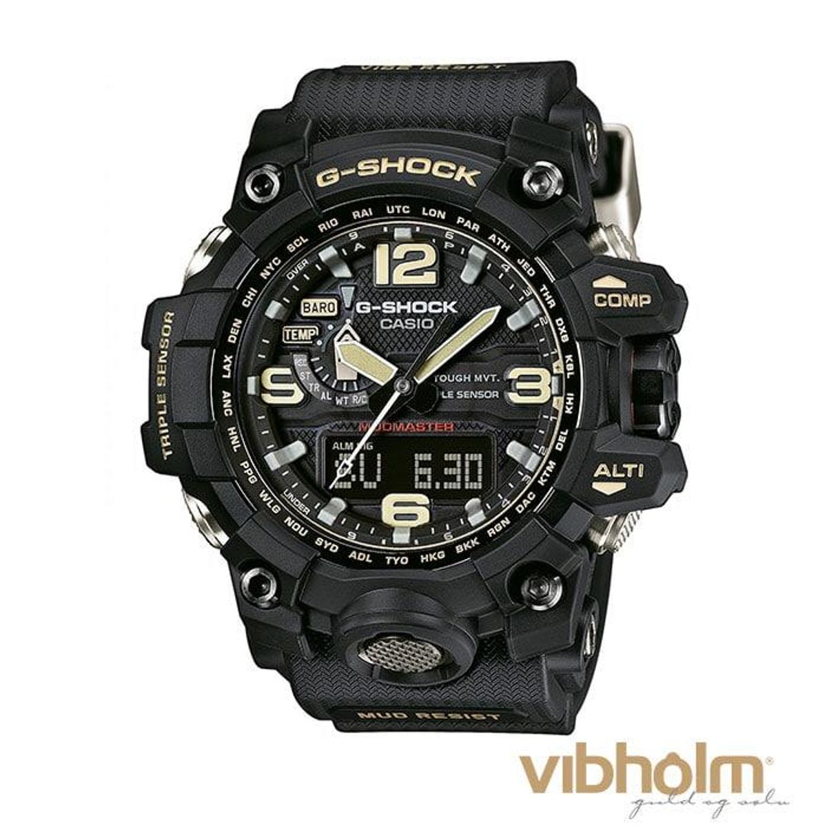 Casio - G-Shock Mudmaster Herreur sort resin GWG-1000-1AER