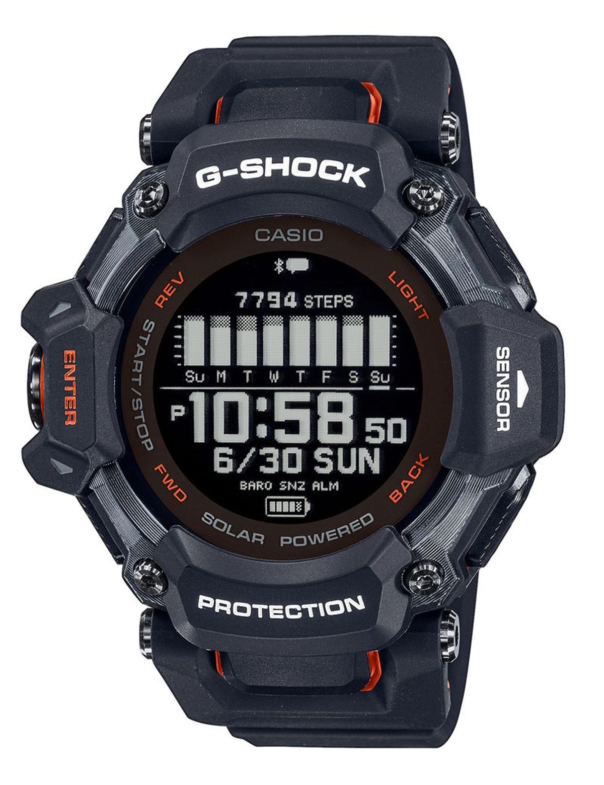 Casio G-Shock Solar GBD-H2000-1AER i sort