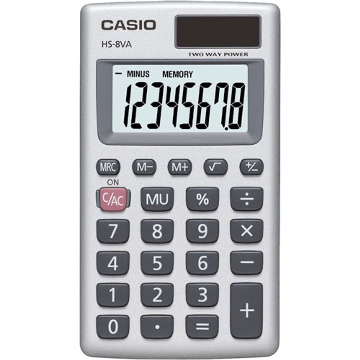 Casio Lommeregner - Casio HS-8-VA - 501044