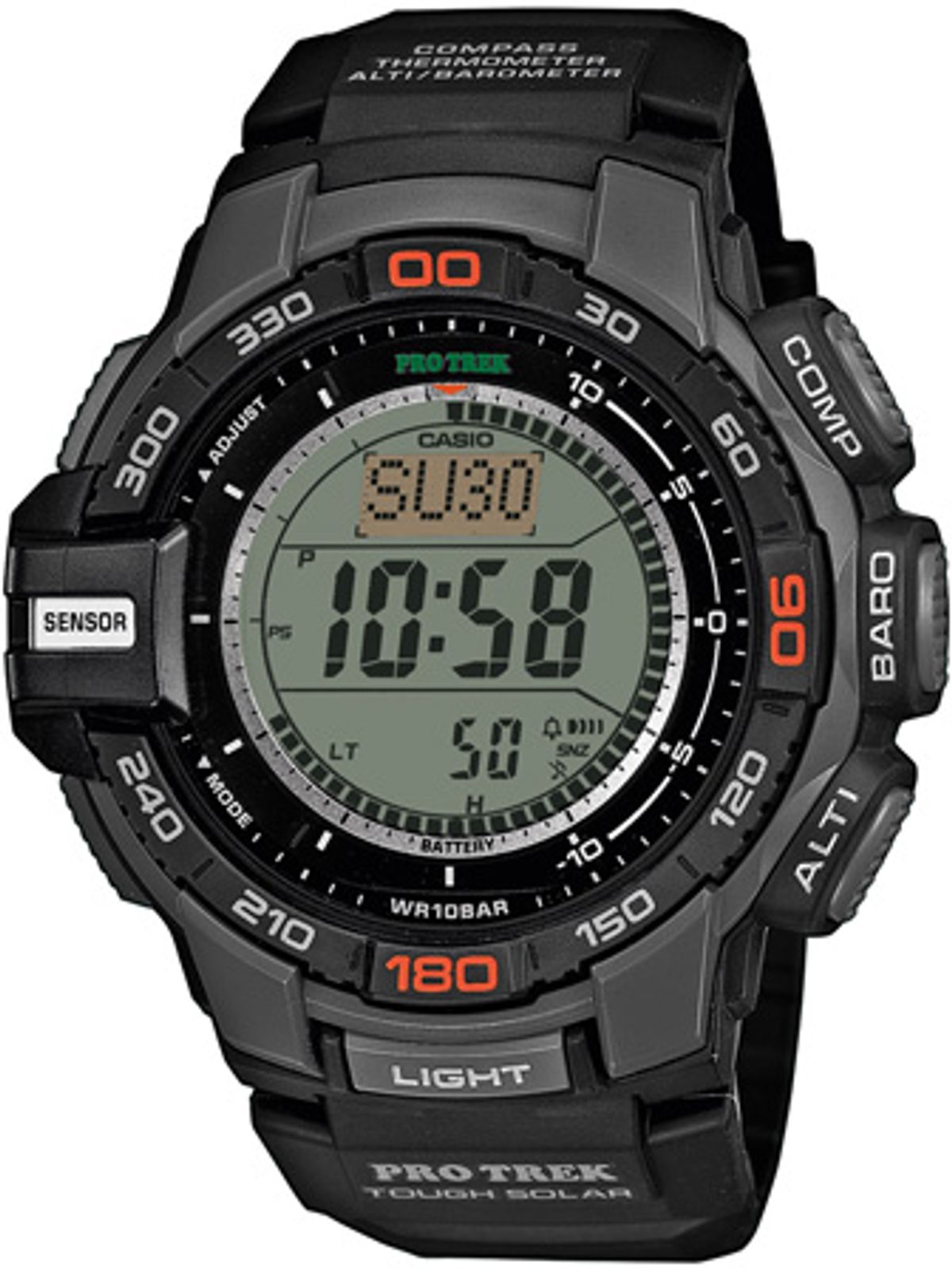 Casio Protek solarur med sensor