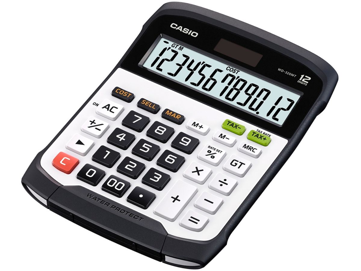 Casio Wd-320mt Lommeregner, Vandtæt