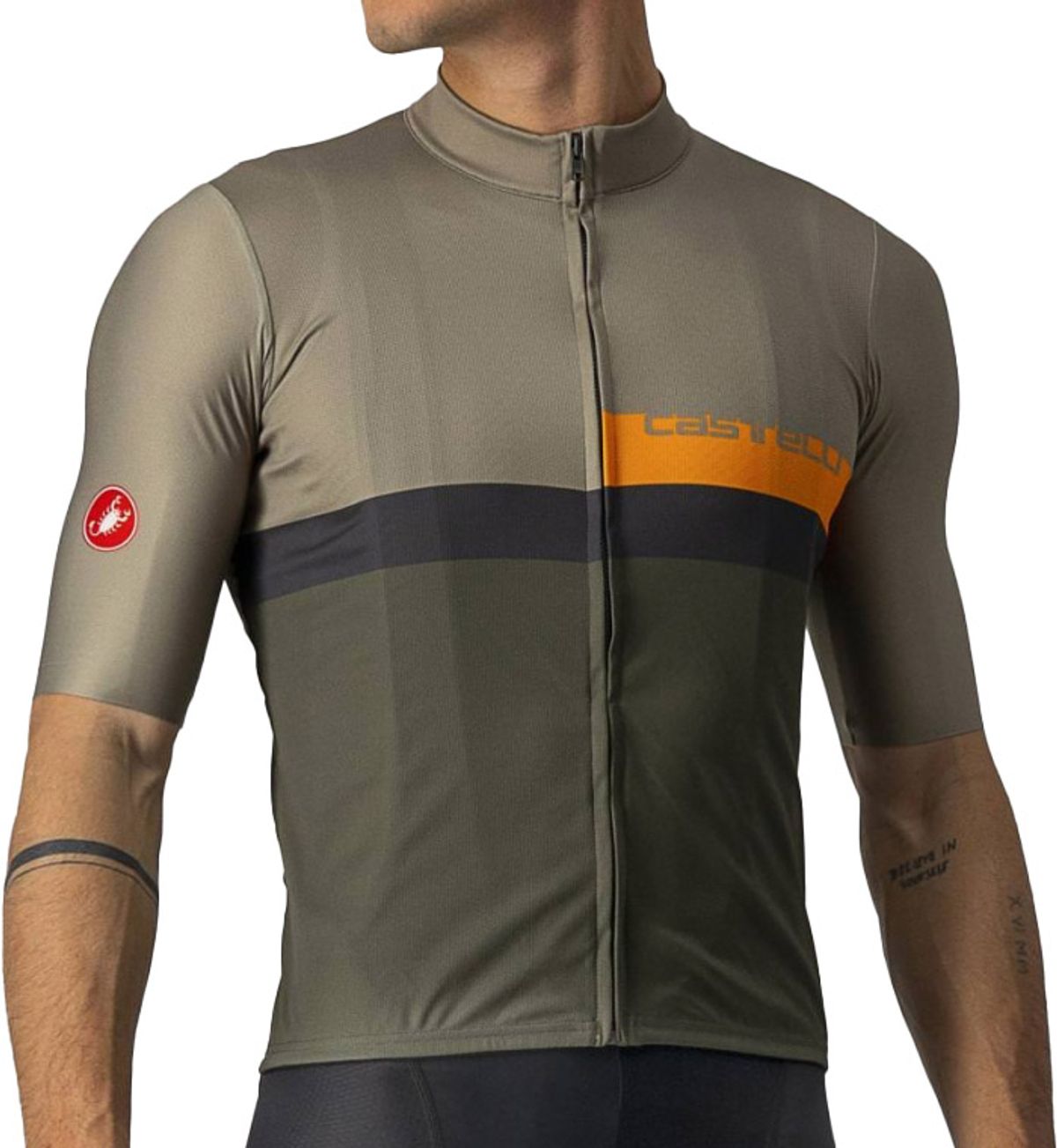 Castelli A BLOCCO JERSEY - Grøn