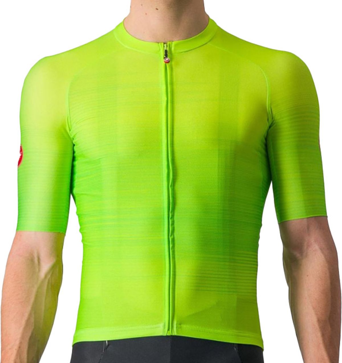 Castelli AERO RACE 6.0 JERSEY - Grøn/Gul