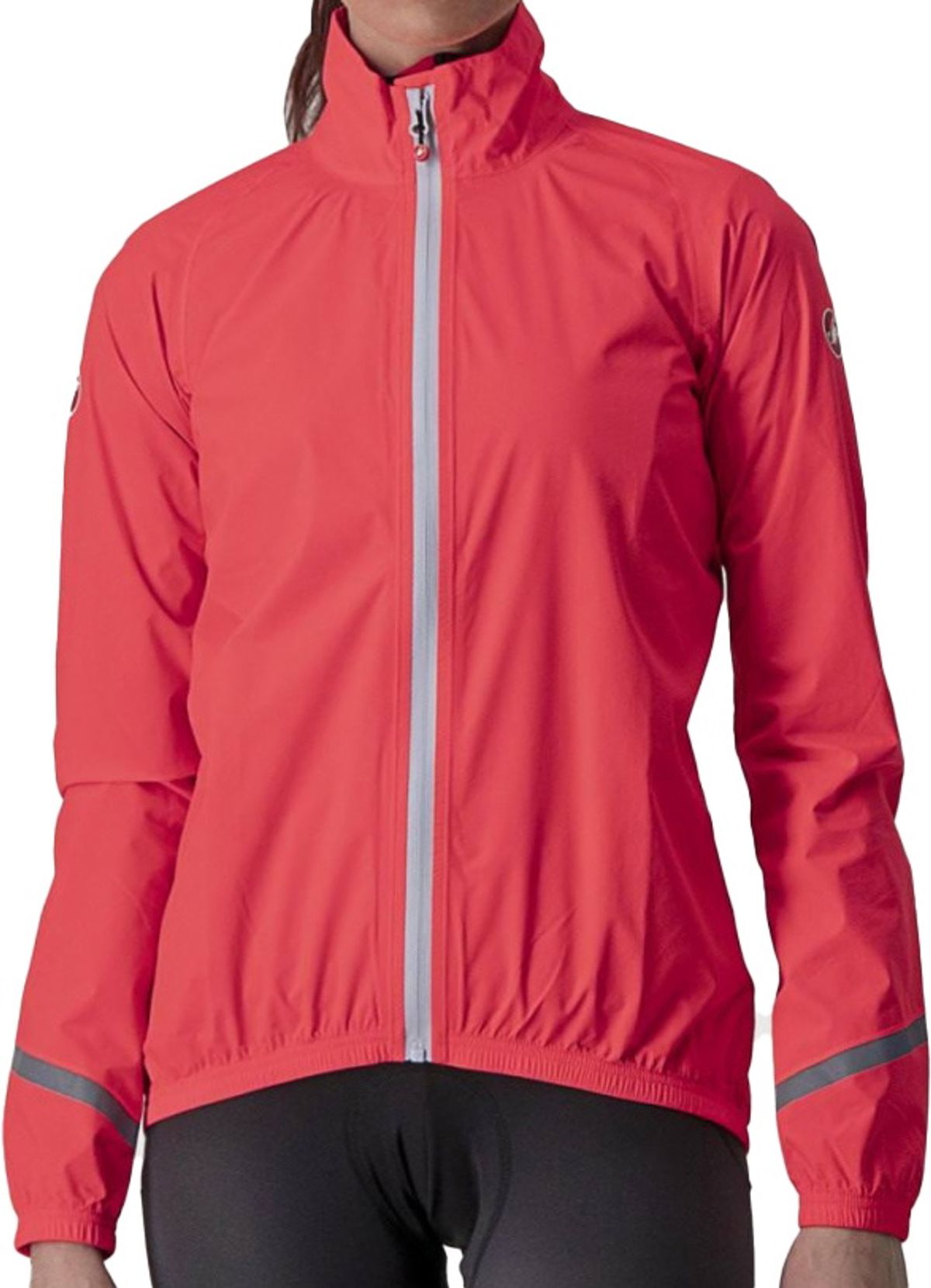 Castelli EMERGENCY 2 W RAIN JACKET - Lyserød