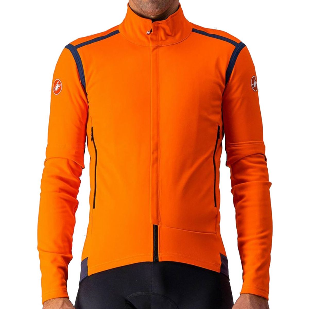 Castelli PERFETTO RoS CONVERTIBLE JACKET Vinterjakke - Orange