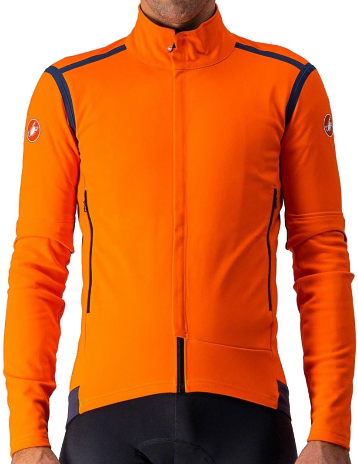 Castelli PERFETTO RoS CONVERTIBLE JACKET Vinterjakke - Orange