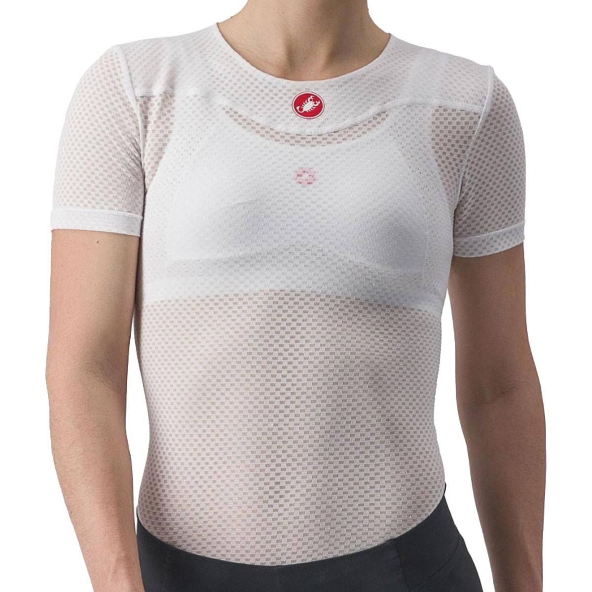 Castelli PRO ISSUE 2 W SHORT SLEEVE Baselayer - Hvid