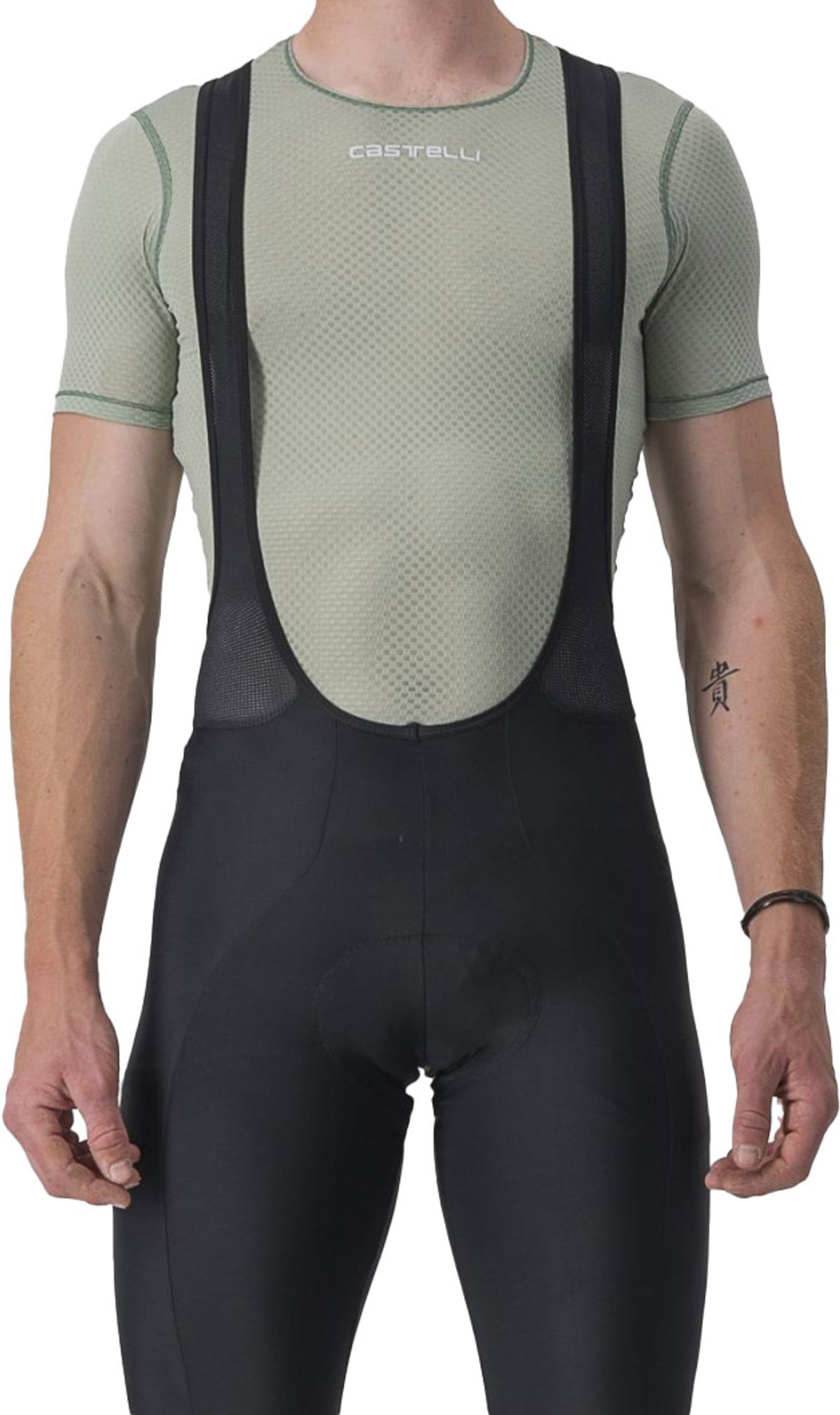 Castelli PRO MESH 2.0 SHORT SLEEVE Baselayer - Grøn