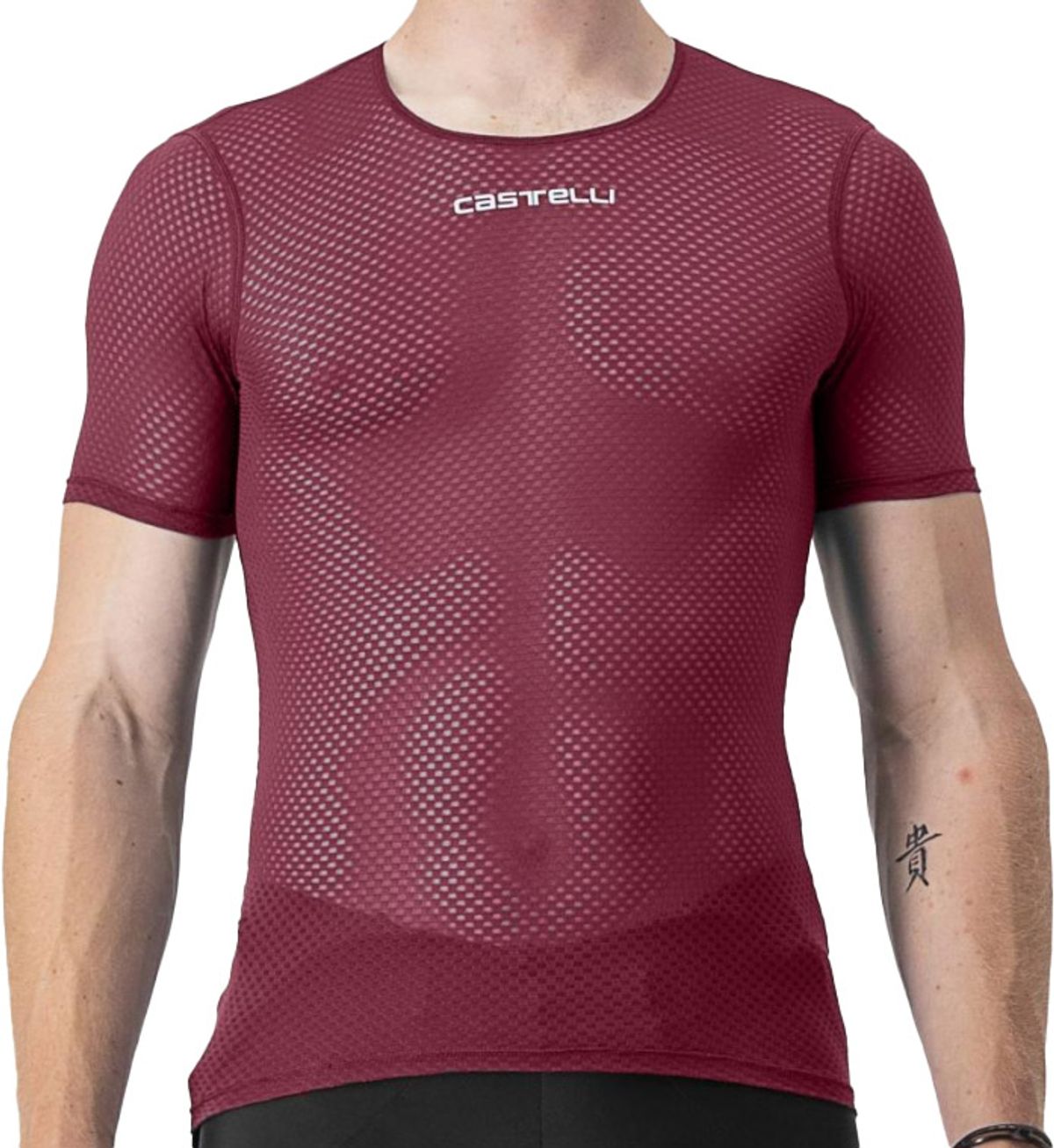 Castelli PRO MESH 2.0 SHORT SLEEVE Baselayer - Rød