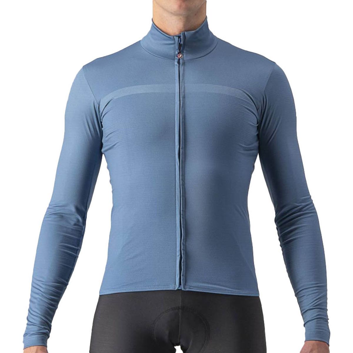 Castelli PRO THERMAL MID LS JERSEY Langærmet - Blå