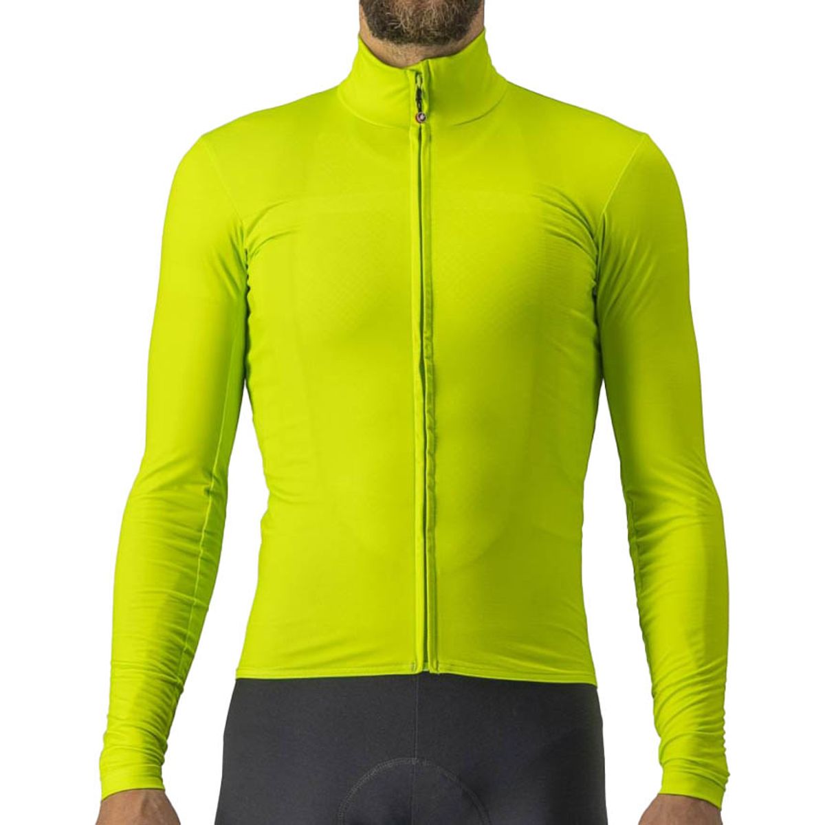 Castelli PRO THERMAL MID LS JERSEY Langærmet - Gul