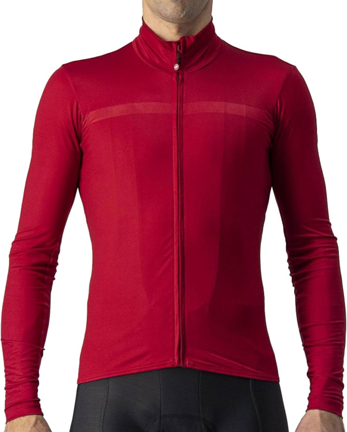 Castelli PRO THERMAL MID LS JERSEY Langærmet - Rød