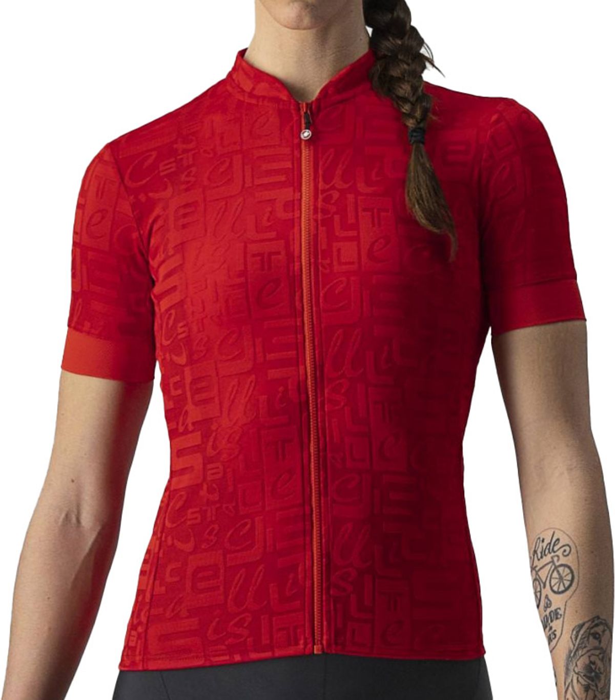 Castelli PROMESSA JACQUARD JERSEY - Rød