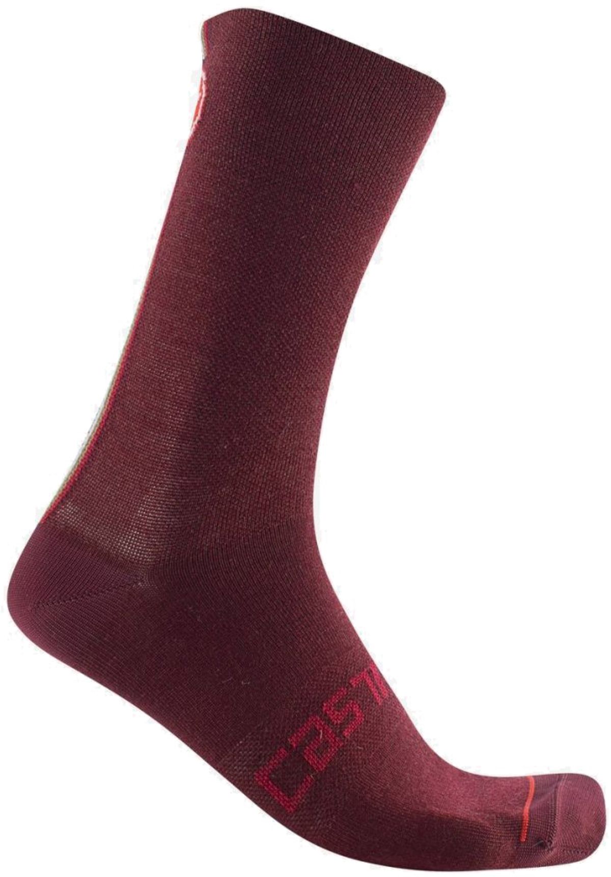 Castelli RACING STRIPE 18 SOCK - Rød