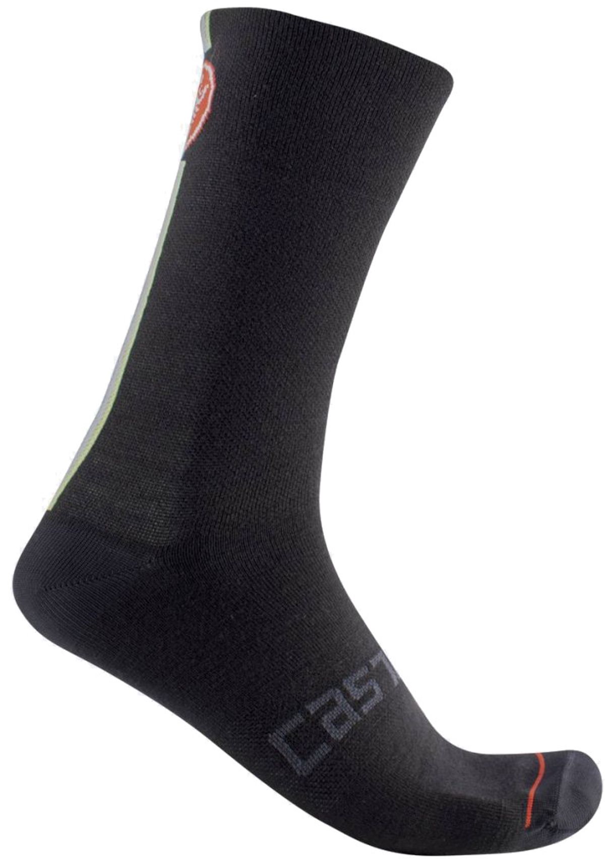 Castelli RACING STRIPE 18 SOCK - Sort