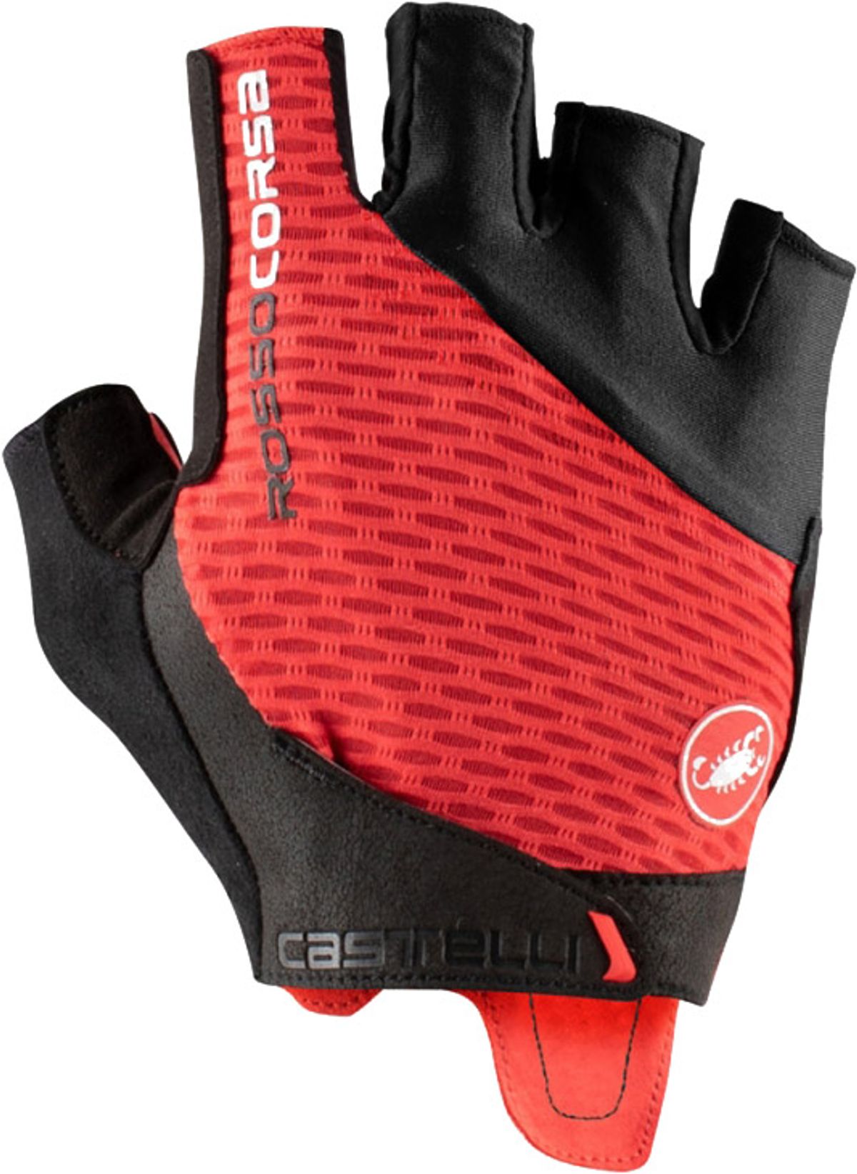 Castelli ROSSO CORSA PRO V GLOVE Cykelhandske - Rød