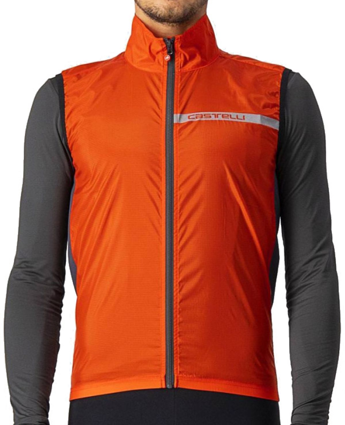 Castelli SQUADRA STRETCH VEST - Rød/Orange