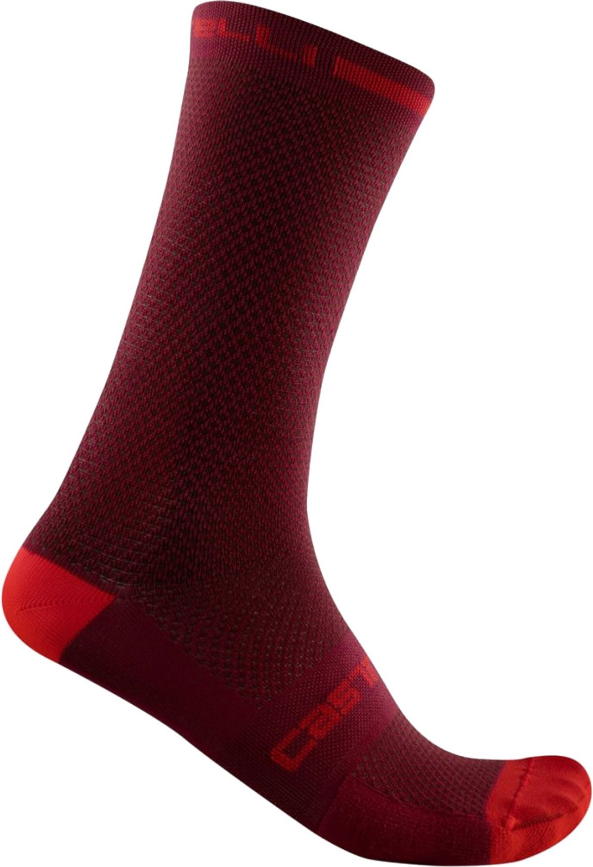 Castelli SUPERLEGGERA T 18 SOCK - Bordeax