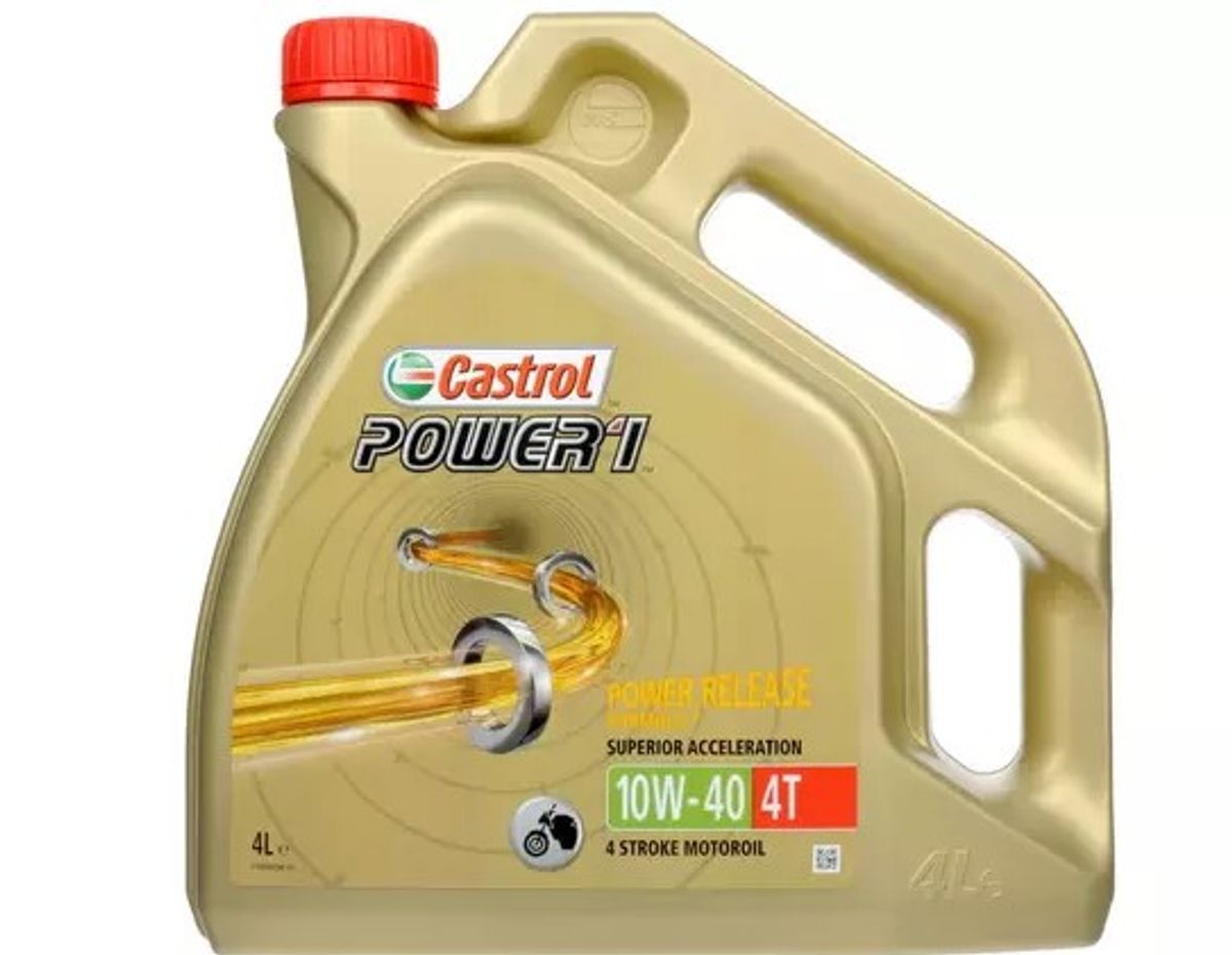 Castrol Delsyntetisk 10W-40 4-taks olie Power Release 4L