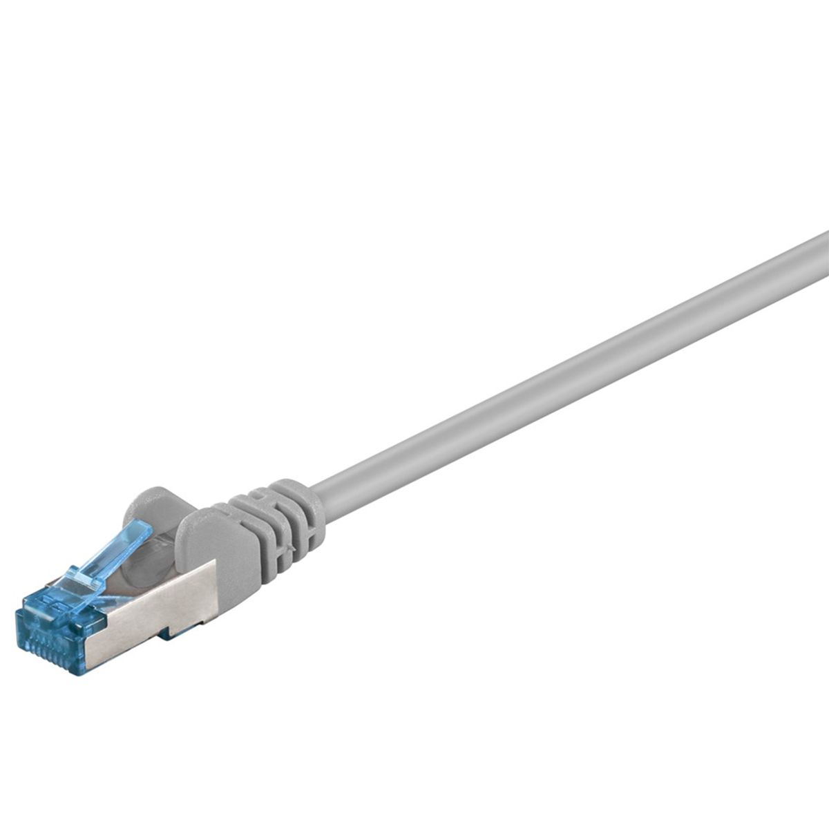 Cat 6a S/FTP LSZH Netværkskabel - Grå - 2 m