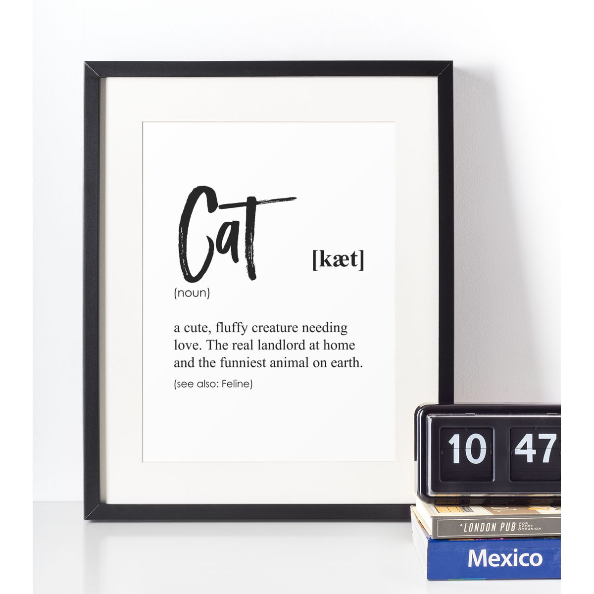 Cat definition plakat