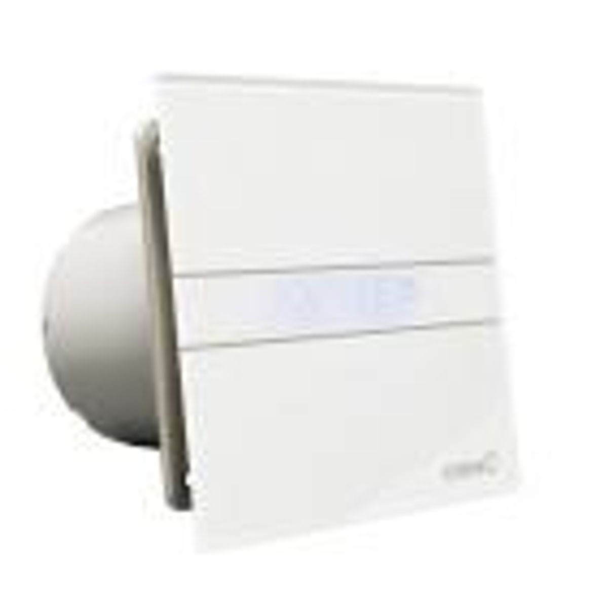 Cata Fugtstyret ventilator E-100 GTH m/hygrostat og timer, m/glasfront, 150x150mm ø100mm